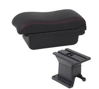 JBPIHZT For Toyota IQ Armrest Box For Toyota IQ Car Armrest Interior Parts Center Storage Box With USB Interface(A3 Black white NO USB)