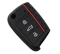 JBPIHZT For VW For Golf 7 For Skoda For Octavia A7 Silicone Key Portect Case Car Styling Auto Part Cover Bag(BLACK)