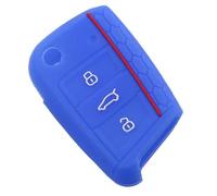 JBPIHZT For VW For Golf 7 For Skoda For Octavia A7 Silicone Key Portect Case Car Styling Auto Part Cover Bag(Blue)