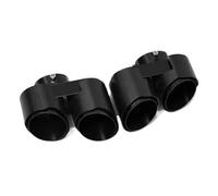 JBPIHZT For X5 G05 X6 G06 X7 G07 2019+ Car Quad Carbon Fiber Exhaust Tip Muffler Tip Exhaust Pipe System Nozzle Modification Accesories(Matte Black carbon fibre Texture)