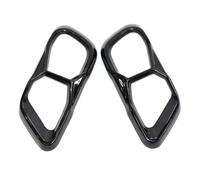 JBPIHZT For X5 X6 G05 G06 Double Outlet Stainless Steel Tailpipe Exhaust Pipe Upgrade Muffler Tip Nozzle Auto Modification Accesories(Black B)