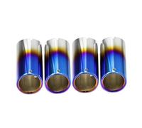 JBPIHZT For X7 G07 X5 G05 X6 G06 M40i M50i 2019 2020 2021 2022 2023 2024 Car Exhaust Tip Muffler Stainless Steel Exhaust System Nozzle(Blue)