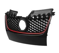 JBPIHZT Front Bumper Centre Upper Grille Honeycomb Hex Mesh Grills For VW For Golf For Jetta GTI 2006 2007 2008 2009