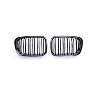 JBPIHZT Gloss Matte Black Carbon Grille Grill Compatible For 3 Series E46 320i 325i 328i 1998 2002-2005 4 Door Sedan(Gloss Black)