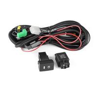 JBPIHZT H11 881 H9 H8 Fog Light Headlight Wire Harness Sockets Kit Relay Module Box Wiring Adapters Wires 40A Connector Switch