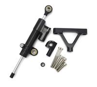 JBPIHZT Motorcycle Accessories Adjustable Steering Damper Bracket Mounting Kit For KAWASAKI ZX6R ZX-6R 2007 2008 Aluminum Alloy(Model F)