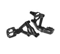 JBPIHZT Motorcycle Aluminum Alloy Rear Pedal Foot Stand Folding Footrests Passenger Foot For XADV X-adv 750 XADV750 2018 2019 2020(BLACK)
