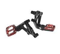 JBPIHZT Motorcycle Aluminum Alloy Rear Pedal Foot Stand Folding Footrests Passenger Foot For XADV X-adv 750 XADV750 2018 2019 2020(Black red)