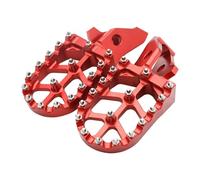 JBPIHZT Motorcycle CNC Aluminum Footpegs Bracket Pedals Foot Pegs For Sur Ron For Surron ForUltra Bee UB Electric Motocross Bike(RED)