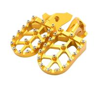 JBPIHZT Motorcycle CNC Aluminum Footpegs Bracket Pedals Foot Pegs For Sur Ron For Surron ForUltra Bee UB Electric Motocross Bike(Gold)