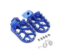 JBPIHZT Motorcycle CNC Foot Pegs Rests Footpegs Footrests For Yamaha YZ65 YZ85 YZ125 YZ250 YZ 250F 125X 450F WR 250F 450F(Blue)