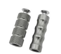 JBPIHZT Motorcycle CNC Universal M6 Racing Gear Shift Lever Peg Brake Pedal Shifter Foot Pegs Motorbike Footrests Footpeg(GRAY)