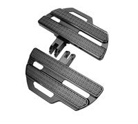 JBPIHZT Motorcycle Driver Pedal Front Wide Footpegs Footboards For Harley RH1250S For Breakout Low For Rider For Street Bob For Sport For Glide(BLACK)