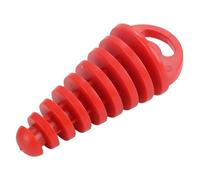 JBPIHZT Motorcycle Exhaust Silencer Wash Plug Dirt Bike Motocross Pipe Protector Exhaust Pipe Plug Tailpipe Rubber Air Bleeder Plug(RED)