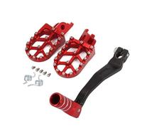 JBPIHZT Motorcycle Foot Gear Shift Pedal Shifter Brake Lever Footpeg for CRF250L CRF250M CRF 250 300L CRF300L for Rally(Set)