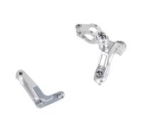 JBPIHZT Motorcycle Steering Damper Holder Kit Stabilizer Mounting Bracket For Kawasaki For Ninja ZX-6R ZX6R ZX636 2013-2023 2024 2025(Silvery-OLS)