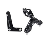 JBPIHZT Motorcycle Steering Damper Holder Kit Stabilizer Mounting Bracket For Kawasaki For Ninja ZX-6R ZX6R ZX636 2013-2023 2024 2025(Black-OLS)