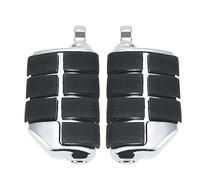 JBPIHZT Motorcycles Highway Footrest Engine Guards Crash Foot Pegs For Harley For Dyna Low For Rider For Softail XL883(Chrome,Only Pedals)