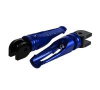 JBPIHZT Rider Foot Pegs CNC Aluminum Motorcycle Footrest Passenger Foot Pedals For Ducati For Monster 696 796 1100 1100S EVO(Blue)