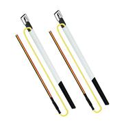 JBPIHZT Running Light For Harley For Davidson Motorcycle LED Fork Turn Signal Blinkers DRL Daytime Running Light Adjustable Strips Bars Lamps (39mm-70mm) Signal Light(White)