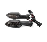JBPIHZT Running Light Motorcycle Tail Indicator Blinker Rear Turn Signal LED Light For KAWASAKI For NINJA 250 300 400 650 1000 Z1000SX ZX-6R ER6N ER6F Signal Light(Smoked)