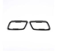 JBPIHZT Stainless Steel Car Rear Exhaust Muffler Pipe Cover Trim Tail Throat Frame For 2 Series F44 2020 2021 2022 2023 2024 Exterior Accessories(Black A)