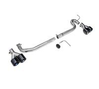 JBPIHZT Stainless Steel For F10 F11 520i 523i 525i 528i 530i M5 Look Quad Exhaust Tip Muffler Tip Tailpipe Dual Exhaust Pipe Modification Accesories(BLACK)