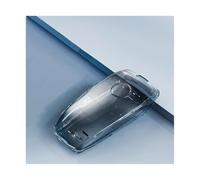 JBPIHZT TPU Car Key Case Cover Shell Protector For Mercedes For Benz E C S GLC Class E200 E400 E63 W213 S550 S560 C260 A200(Transparent Black)