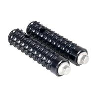 JBPIHZT Universal Motorcycle Foot Pegs Front Rear Footrest Shifter Peg Efficient Anti Slip Footpegs Thread Set Pedals 8MM(BLACK)