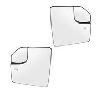 JBPIHZT Wide Angle Heated Mirror Glass Side Door Rearview Wing Backing Plate For F150 2015-2020(Left Right)
