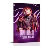JBQOUOUZ Bini Pop Singer Music Album Cover Canvas Poster Wall Art Decorative Painting Bedroom Painting Posters 08x12inch(20x30cm) Frame-style