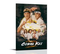 JBQOUOUZ Cobra Kai Classic Movies Wonderful TV Series Canvas Poster Wall Art Decorative Painting Bedroom Painting Posters08x12inch(20x30cm) Frame-style