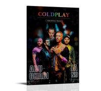 JBQOUOUZ Coldplay Pop Singer Music Album Cover Canvas Poster Wall Art Decorative Painting Bedroom Painting Posters 20x30inch(50x75cm) Frame-style