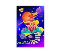 JBQOUOUZ Coldplay Pop Singer Music Album Cover Canvas Poster Wall Art Decorative Painting Bedroom Painting Posters 24x36inch(60x90cm) Unframe-style
