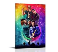 JBQOUOUZ Coldplay Pop Singer Music Album Cover Canvas Poster Wall Art Decorative Painting Bedroom Painting Posters 12x18inch(30x45cm) Frame-style