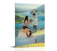 JBQOUOUZ Crash Landing on You Classic Movies Wonderful TV Series Canvas Poster Wall Art Decorative Painting Bedroom Painting Posters20x30inch(50x75cm) Frame-style