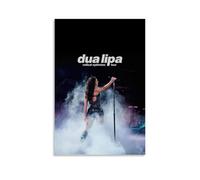 JBQOUOUZ Dua Lipa Pop Singer Music Album Cover Canvas Poster Wall Art Decorative Painting Bedroom Painting Posters 20x30inch(50x75cm) Unframe-style