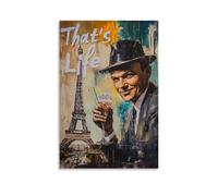 JBQOUOUZ Frank Sinatra Pop Singer Music Album Cover Canvas Poster Wall Art Decorative Painting Bedroom Painting Posters 24x36inch(60x90cm) Unframe-style