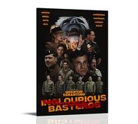 JBQOUOUZ Inglourious Basterds Classic Movies Wonderful TV Series Canvas Poster Wall Art Decorative Painting Bedroom Painting Posters24x36inch(60x90cm) Frame-style