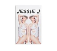 JBQOUOUZ Jessie J Pop Singer Music Album Cover Canvas Poster Wall Art Decorative Painting Bedroom Painting Posters 12x18inch(30x45cm) Unframe-style