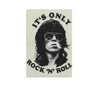 JBQOUOUZ Keith Richards Pop Singer Music Album Cover Canvas Poster Wall Art Decorative Painting Bedroom Painting Posters 20x30inch(50x75cm) Unframe-style