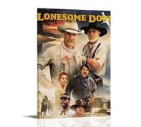 JBQOUOUZ Lonesome Dove Classic Movies Wonderful TV Series Canvas Poster Wall Art Decorative Painting Bedroom Painting Posters20x30inch(50x75cm) Frame-style