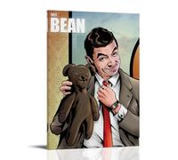 JBQOUOUZ Mr. Bean Classic Movies Wonderful TV Series Canvas Poster Wall Art Decorative Painting Bedroom Painting Posters08x12inch(20x30cm) Frame-style