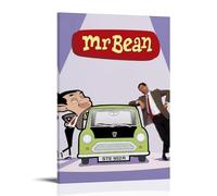 JBQOUOUZ Mr. Bean Classic Movies Wonderful TV Series Canvas Poster Wall Art Decorative Painting Bedroom Painting Posters16x24inch(40x60cm) Frame-style