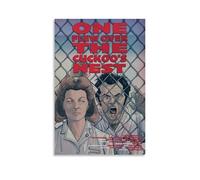 JBQOUOUZ One Flew Over The Cuckoo's Nest Classic Movies Wonderful TV Series Canvas Poster Wall Art Decorative Painting Bedroom Painting Posters08x12inch(20x30cm) Unframe-style
