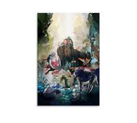 JBQOUOUZ So I'm A Spider, So What Hot-blooded Anime Classic Anime Canvas Poster Wall Art Decorative Painting Bedroom Painting Posters 12x18inch(30x45cm) Unframe-style