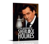 JBQOUOUZ The Adventures of Sherlock Holmes Classic Movies Wonderful TV Series Canvas Poster Wall Art Decorative Painting Bedroom Painting Posters20x30inch(50x75cm) Frame-style