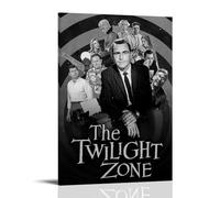 JBQOUOUZ The Twilight Zone Classic Movies Wonderful TV Series Canvas Poster Wall Art Decorative Painting Bedroom Painting Posters12x18inch(30x45cm) Frame-style