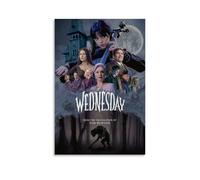 JBQOUOUZ Wednesday Classic Movies Wonderful TV Series Canvas Poster Wall Art Decorative Painting Bedroom Painting Posters12x18inch(30x45cm) Unframe-style