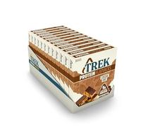 Trek Cocoa Chocolate Flavour Topped Oat Protein Flapjacks, 150 g, Pack of 12